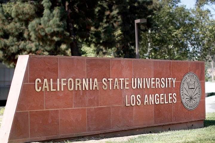 Cal State LA Sign - 