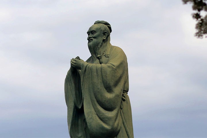 Confucius statue
