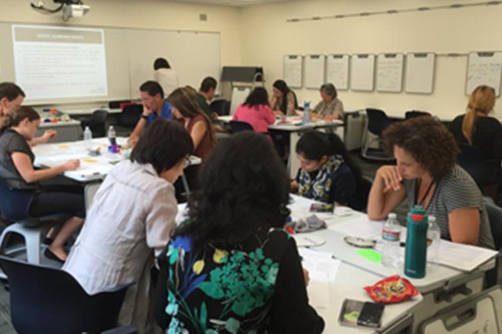 Faculty in An Active Learning Workshop