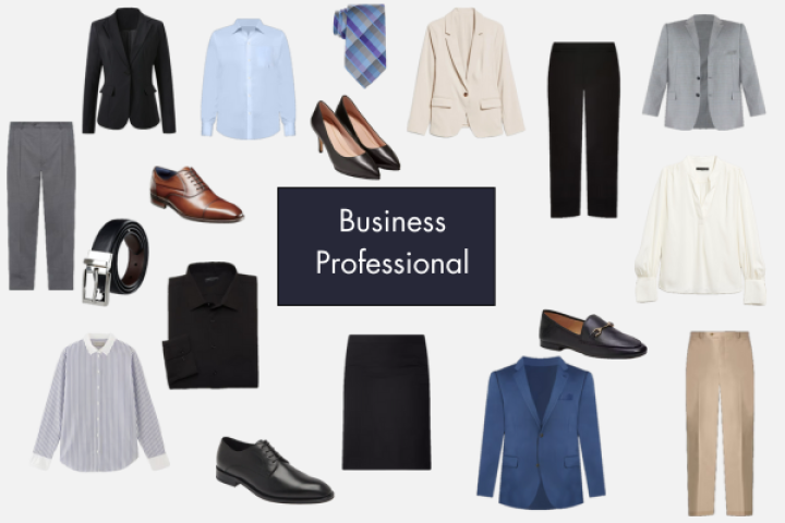 Business Professional Clothing Samples