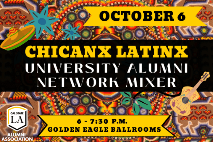 Chicanx Latinx University Alumni Network Mixer held on October 6, 2023