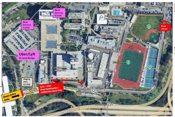 February 21st to May 15th Bus Access