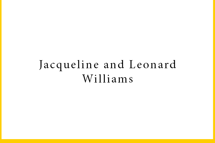Jacqueline and Leonard Williams