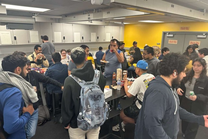 Attendees of a STAR event socializing