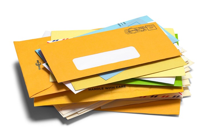 stack of envelopes