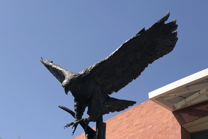 Golden Eagle Statue