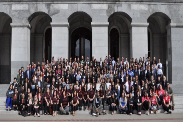 Public Health students posing 