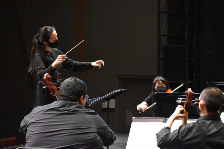 Cal State LA University Orchestra, conducted by Dr. Patti Kilroy