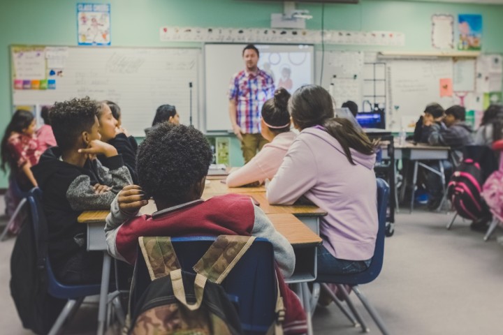 High School classroom