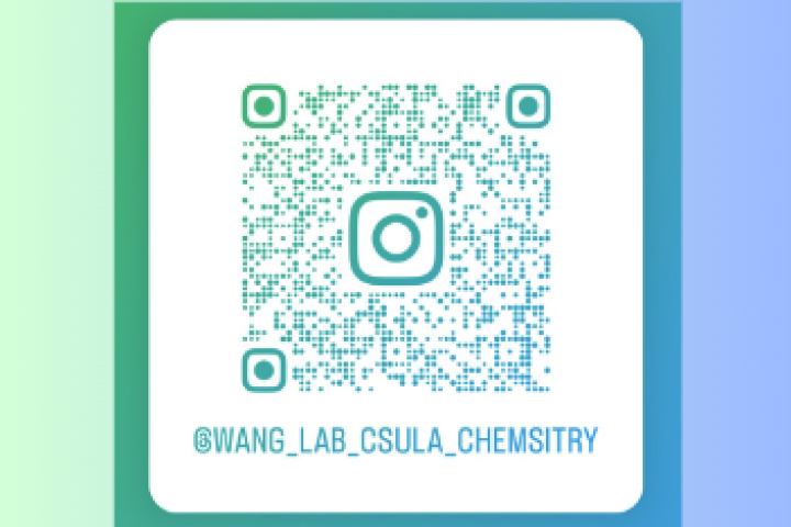 QR Code Linking to Wang Lab's Instagram Account (Rectangular Dimensions)