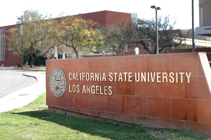 Cal State LA signage