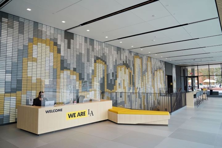 lobby of student services building