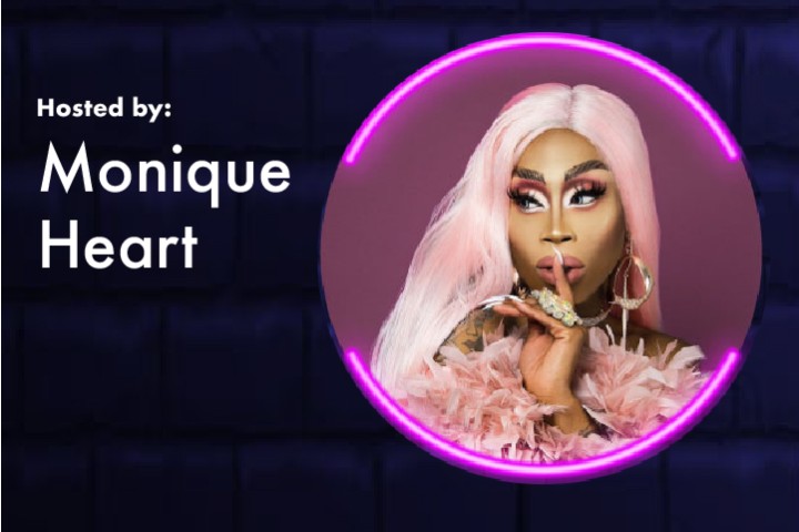 A person looking off to the side. Hosted by Monique Heart