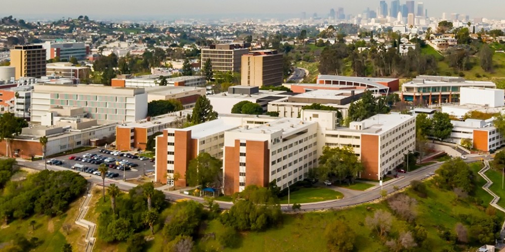 Aerial view of Cal State LA