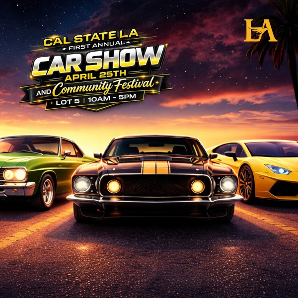 Car Show April 25th Lot 5 10:00am-5:00pm