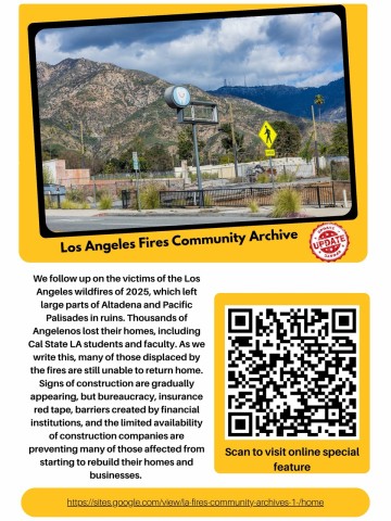 Poster for LA fire archive special feature