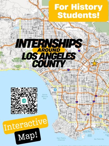 Poster for history internships special feature
