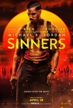 Sinners poster, man holding handgun