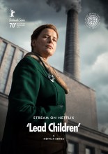 Lead Children poster, doctor standing in front of smelting plant