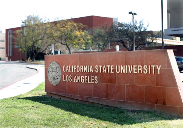 Campus Sign of Cal State Los Angeles