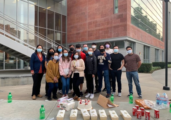 Farewell Party for Our Postdoc Yaojiao (Nov. 2021). 