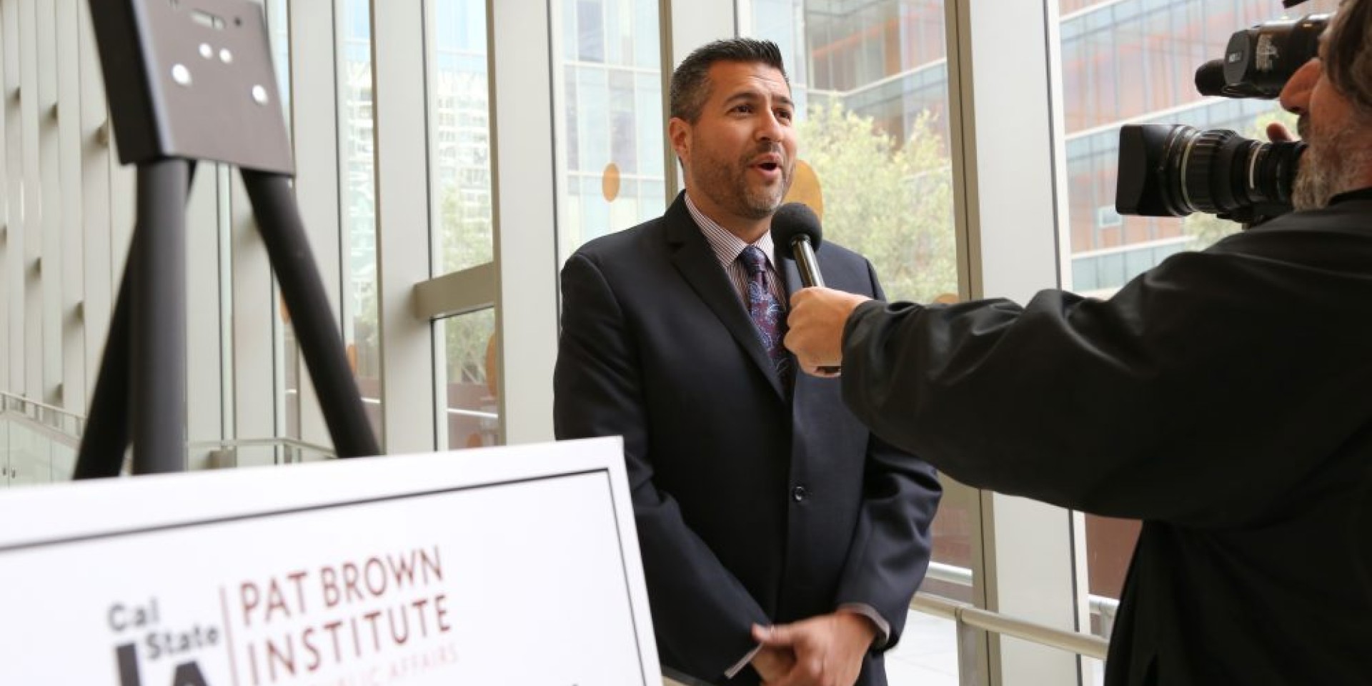 LADWP Speaker engaged in interview