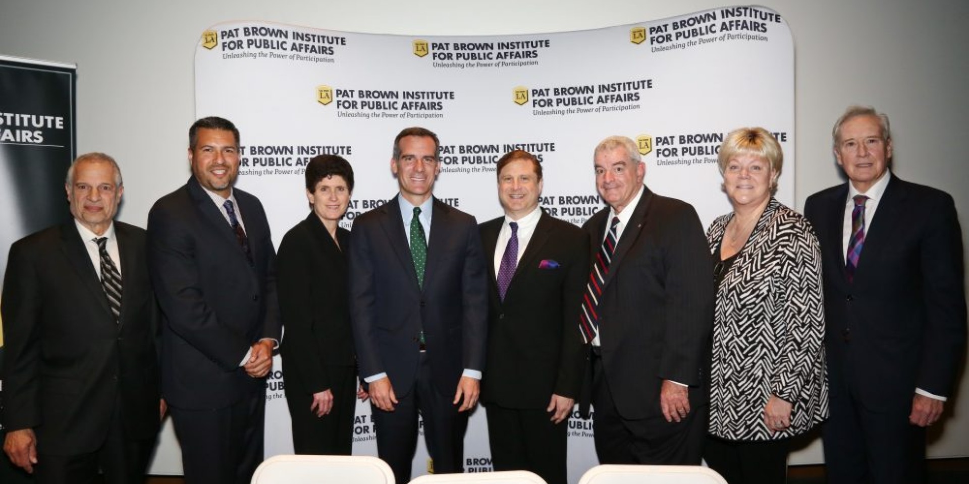 LADWP Speakers posing for group pictures