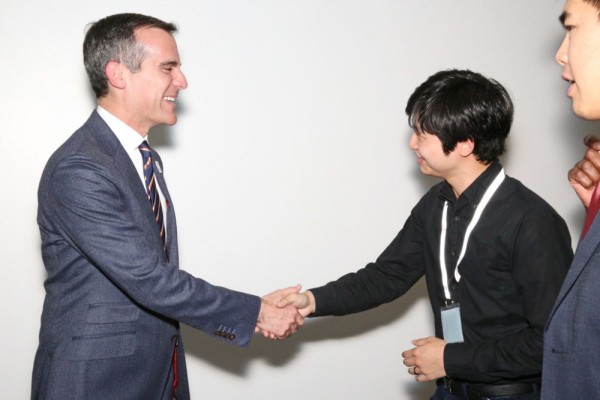 Civic U participants during meet and greet