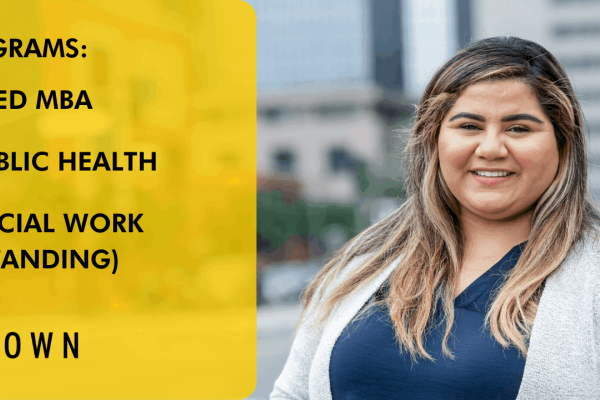 Cal State LA Downtown MSW-ASP student in Downtown Los Angeles.
