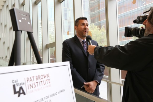 LADWP Speaker engaged in interview