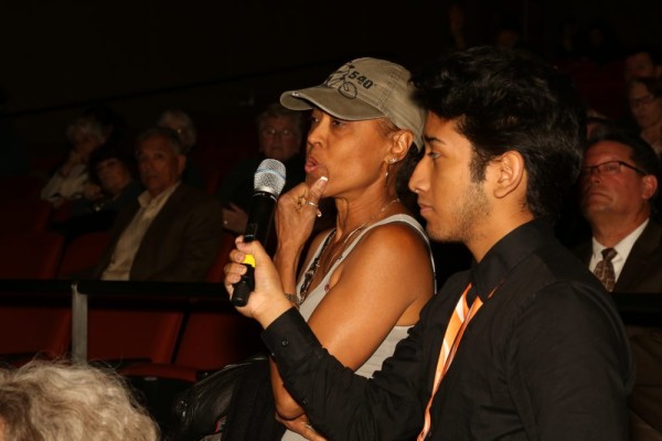 Q&A at the Civic University presentation