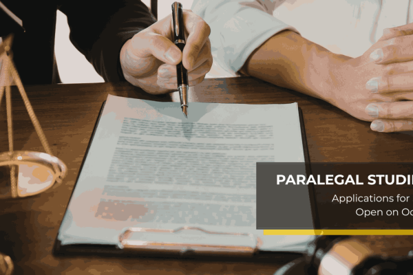 Paralegal and attorney working together at desk.