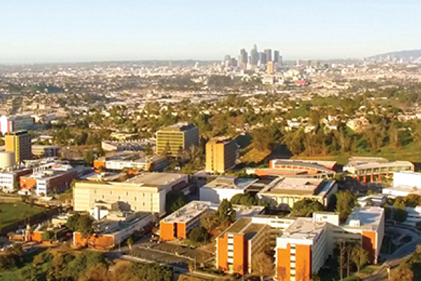 Cal State LA aerial view
