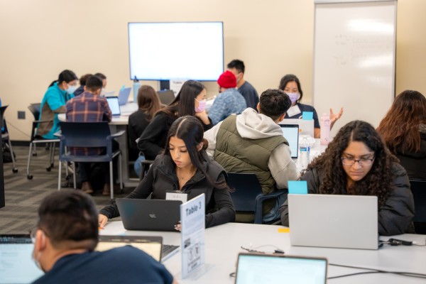 computational molecular science, students working