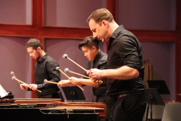 Percussionists with mallets