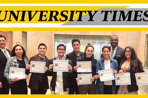 University Times award winners