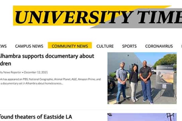 University Times screen grab