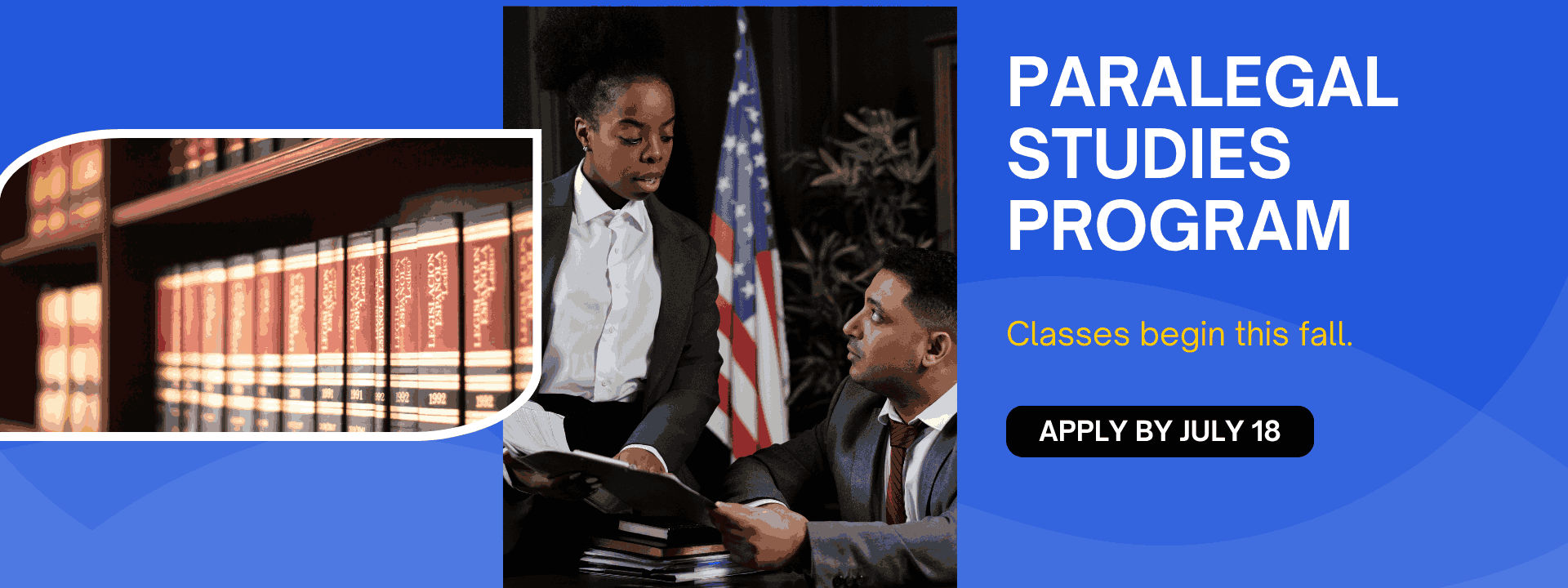 Paralegal and attorney working together at desk.