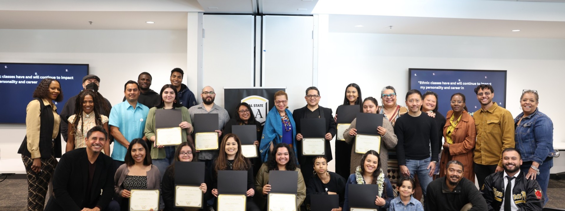 College of Ethnic Studies group photo during Honors Convocation