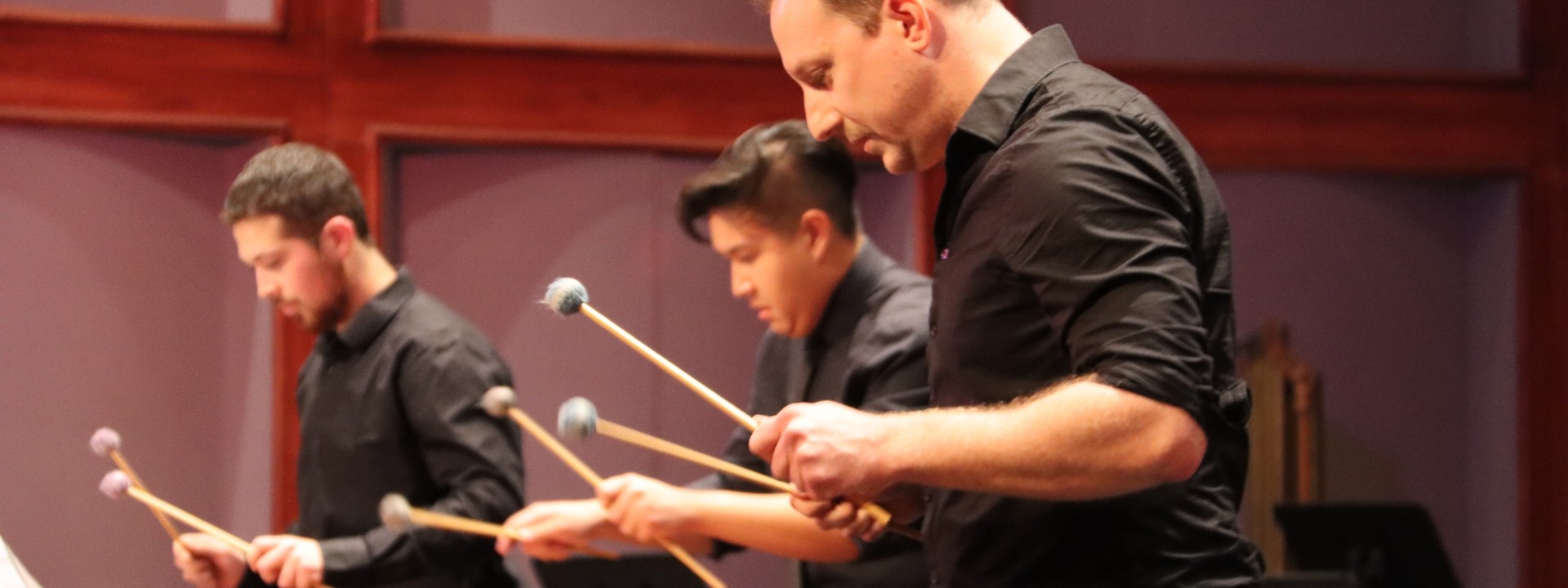 Percussionists with mallets