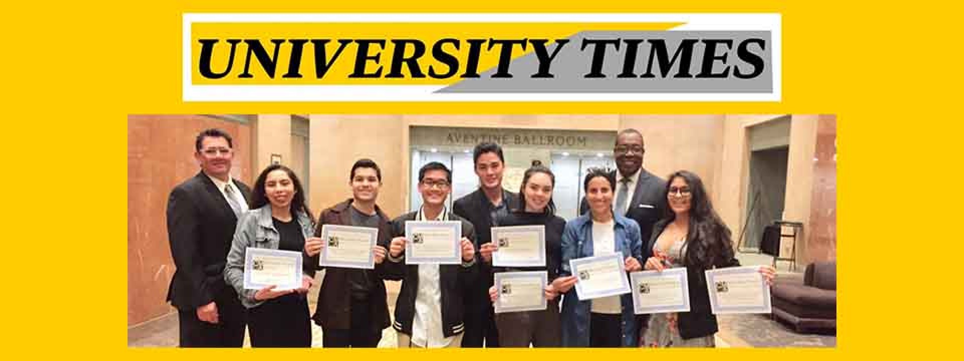 University Times award winners