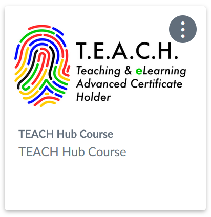 TEACH Hub Course