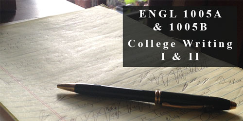 ENGL 1005AB College Writing ! & II