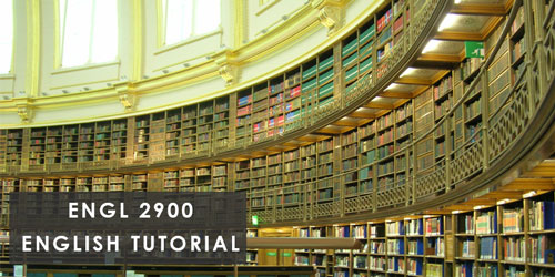 ENGL 2900 English Tutorial