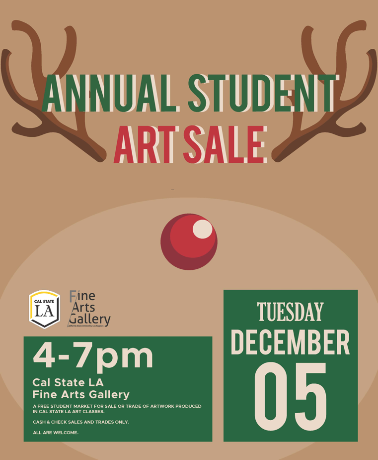 Cal State LA Fine Arts Gallery Student Art Sale