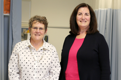 Nursing professors Lorie Judson and Jane Hook