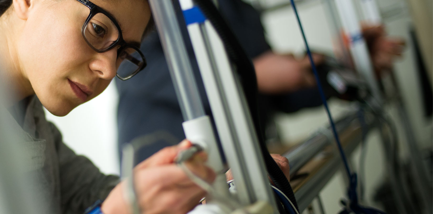 student conducting research in a lab