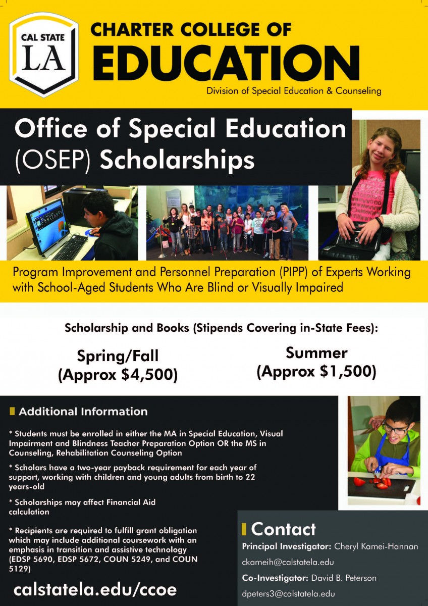 Visual Impairments OSEP PIPP-Flyer