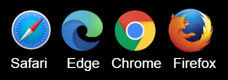 Web client browser icons and names